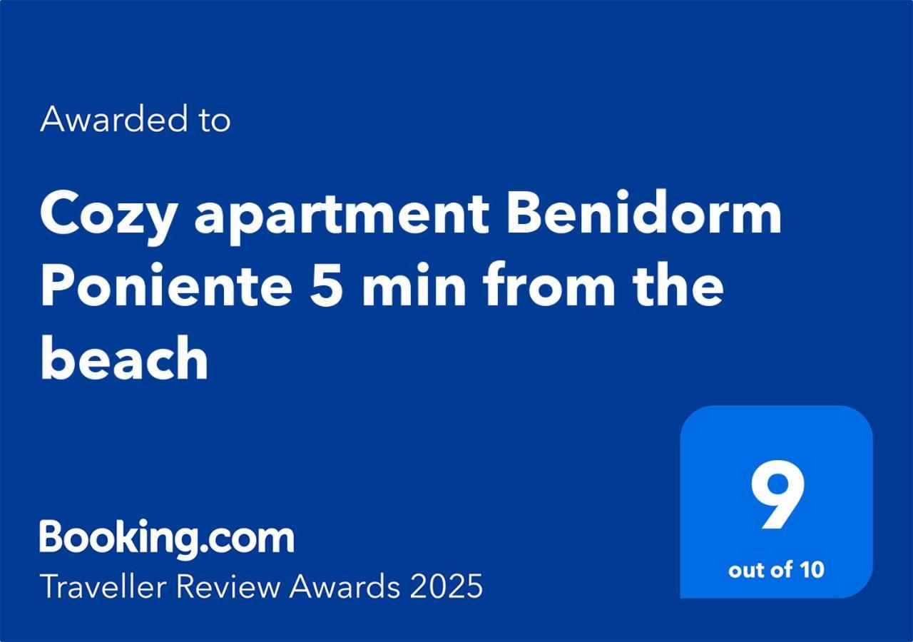 Cozy Apartment Benidorm Poniente 5 Min From The Beach מראה חיצוני תמונה